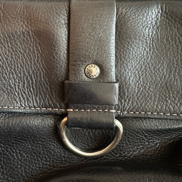 Fossil Black Leather Crossbody Bag - Picture 13 of 13